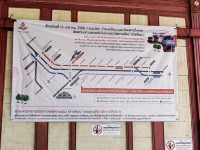 Hua Hin old and new train stations and Royal Open Air Barber Shop