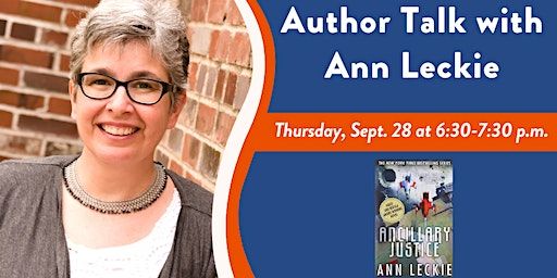 Author Talk with Ann Leckie (Mountain View) | Zoom Session hosted by Mountain View Public Library