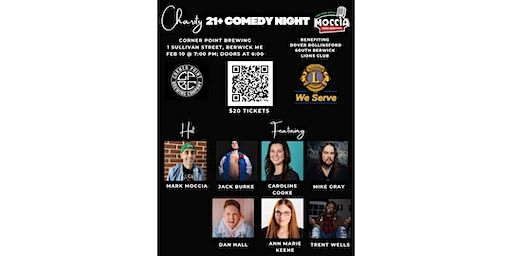 21+ Comedy @ Corner Point to help Dover Rollinsford S. Berwick Lions Club! | Corner Point Brewing Company