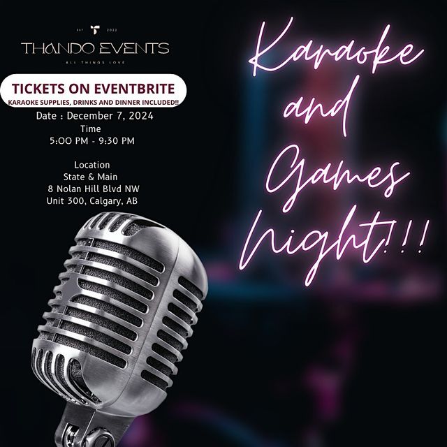 Thando Events- Karaoke, Games, Fireside Chats and Feasting !!! | State & Main