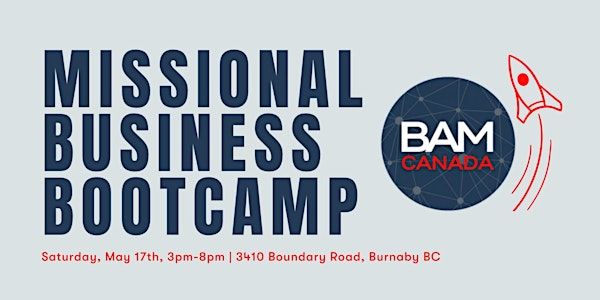 Business As Mission Bootcamp | 3410 Boundary Rd