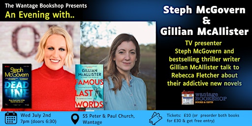 An Evening with Steph McGovern & Gillian McAllister | St Peter's & St Paul's Church
