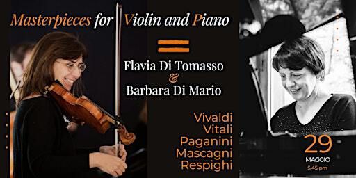 Capriccio Italiano Festival 2025: “MASTERPIECES for Violin&Piano” | Sagrestia del Borromini, Chiesa di Sant'Agnese in Agone (Piazza Navona)