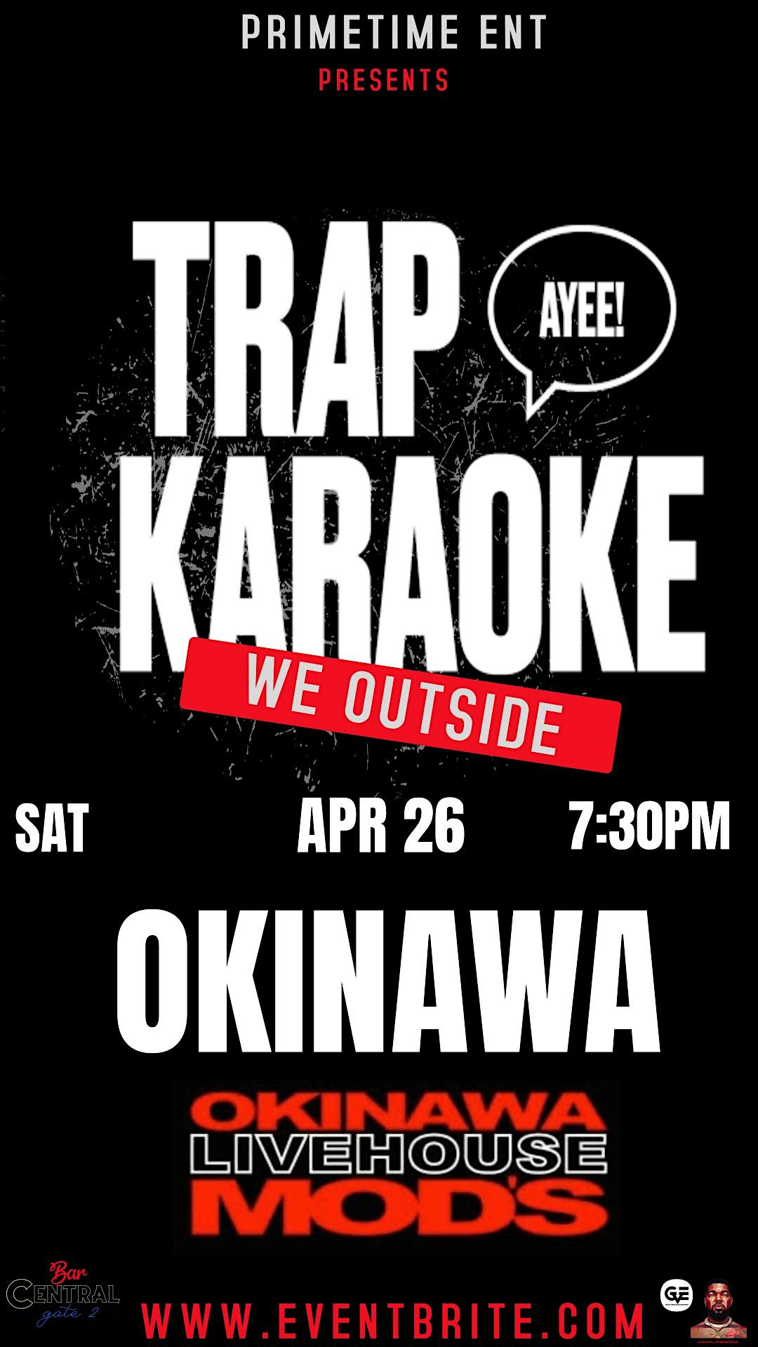 DJ PrimeTime presents TRAP KARAOKE | LIVE HOUSE MOD'S (ライブハウスモッズ)