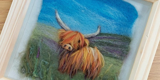 Felting a Highland Cow Picture | Bayston Hill Memorial Hall