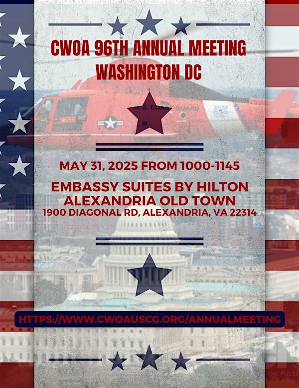 USCG Chief Warrant Officers Association (CWOA) 96th Annual Meeting | Embassy Suites by Hilton Alexandria Old Town