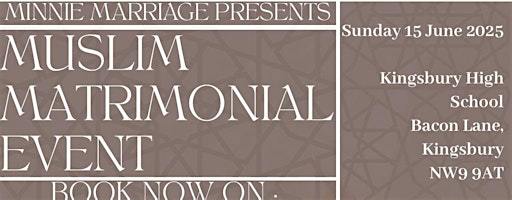 Minnie Matrimonial Event | Kingsbury High School (Lower School)
