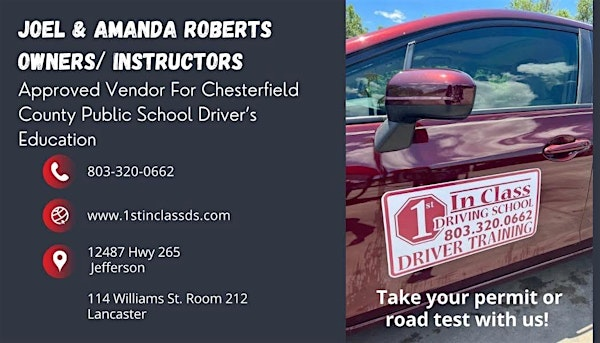 Hour Driver Training Class- Lancaster | 1st In Class Driving School