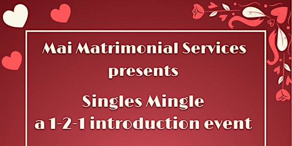 Singles Mingle (a 1-2-1 Introduction event) for Hindus and Sikhs | Kanchans, Restaurant & Banqueting Suite
