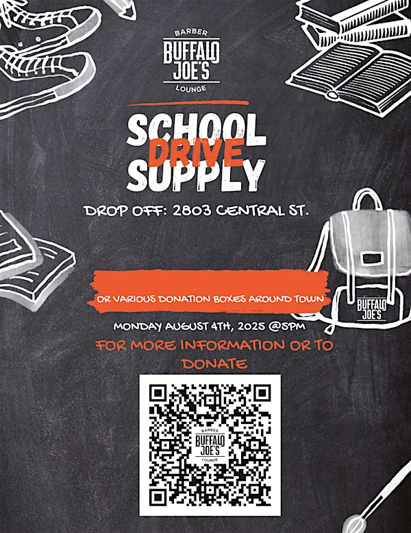 Buffalo Joe’s Back-to-School Drive: Haircuts, Supplies, & Support | Buffalo Joe's Barber Lounge