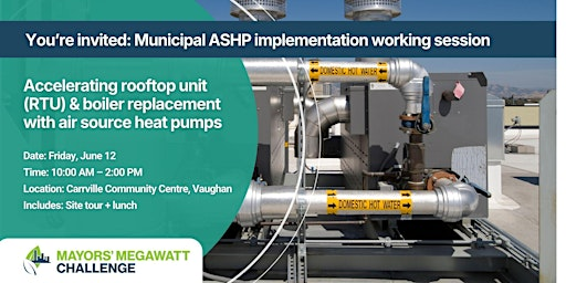 Municipal ASHP Implementation Working Session | Carrville Community Centre