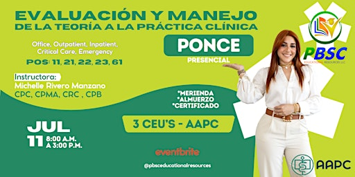 Ponce - Evaluación y Manejo-De la Teoría a la práctica clínica | AMAS CORP.