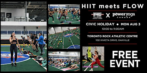 7th Annual HIIT Meets Flow | Toronto Rock Athletic Centre
