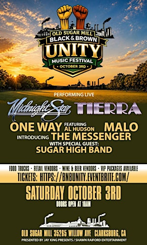 The Old Sugar Mill Black & Brown Unity Music Festival | Old Sugar Mill