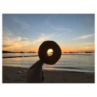 Pattaya sunset ชมพระอาทิตย์ตกดินที่หาดพัทยา