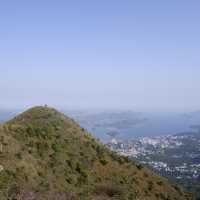 清明上山觀壯闊山景