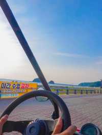 오프로드 해안도로를 달리는 🏎꽃지카트장 고카트