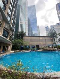 Pool with unparalleled view of KL city