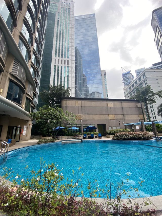 Pool with unparalleled view of KL city