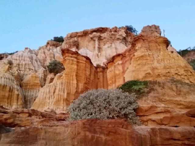 Rock formation at Half-moon Bay. 