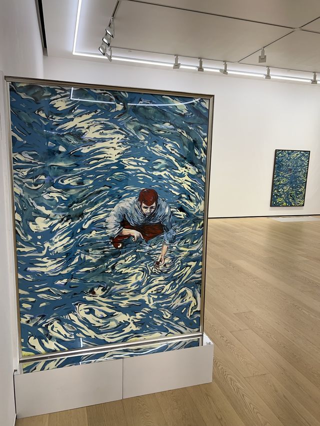 可以用望遠鏡觀看的畫展！