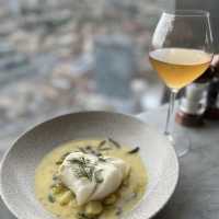 Sunset dinner at Duck & Waffle