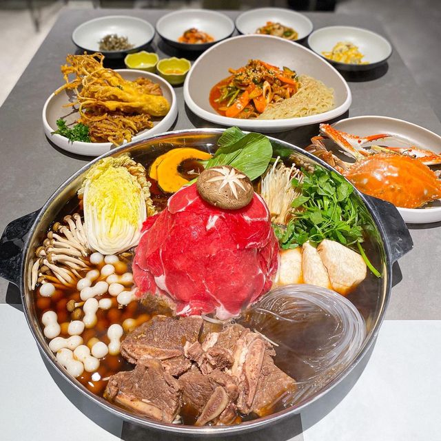 《🇰🇷尖沙咀新店韓式餐廳! 巨型漢拿山燉牛排骨🗻》