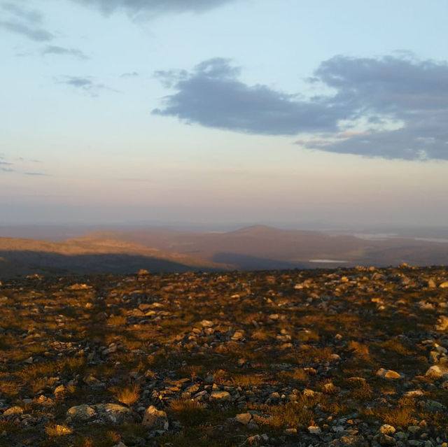 Summit of Taivaskero Fell at 809 m