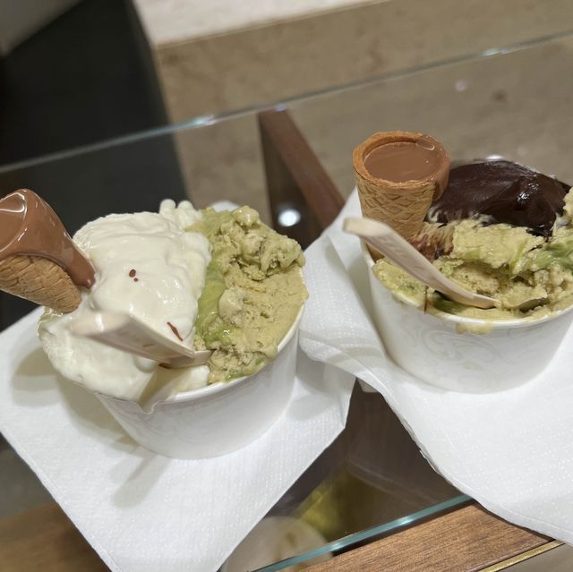 King of Pistachio gelato in London！Bilmonte！
