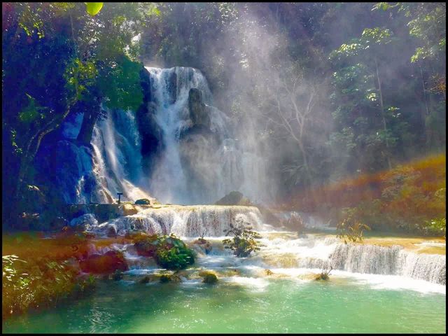 The Kuang Si Falls