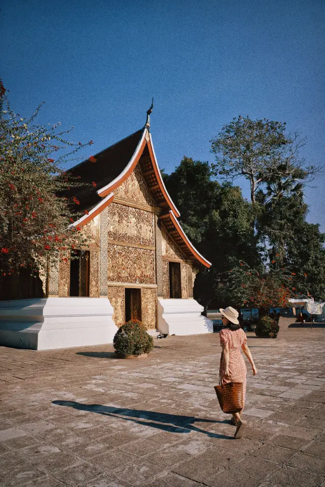Luang Prabang's most beautiful temple, Xiang Thong Temple.