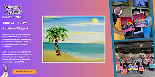 "Beachy Xmas" Paint 'n' Sip | GatorBites Tail & Ale