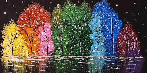 Midnight Reflections Paint Party | Chicago Fire, Palladio Parkway, Folsom, CA, USA