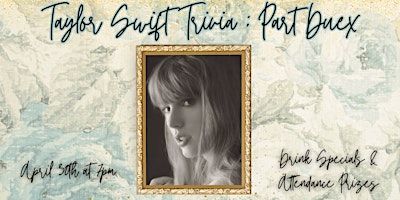 Taylor Swift Trivia: Part Deux | 1227 Tamm Avenue, St. Louis, MO, USA