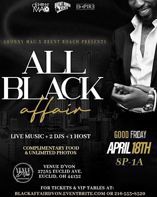 All Black Affair | Venue D'Von