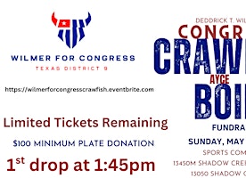 CRAWFISH & CONVERSATIONS FUNDRAISER-DEDDRICK WILMER FOR CONGRESS | Sports Complex at Shadow Creek Ranch