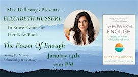 Elizabeth Husserl's THE POWER OF ENOUGH In-Store Conversation and Signing | Mrs Dalloway's
