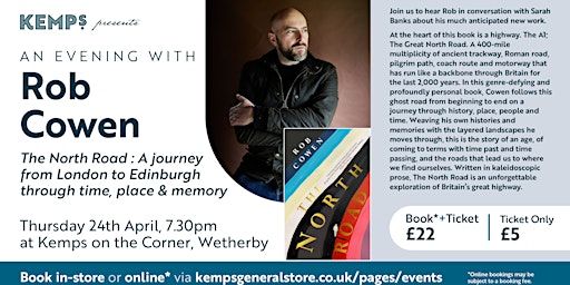 Rob Cowen - The North Road (Wetherby bookshop) | Kemps Bookshop & General Store