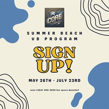 CORE Volleyball Summer Program | Maison Burbank