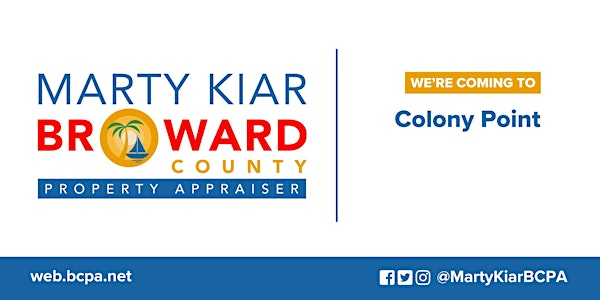 Broward County Property Appraiser at Colony Point (Pembroke Pines) | Colony Point Clubhouse