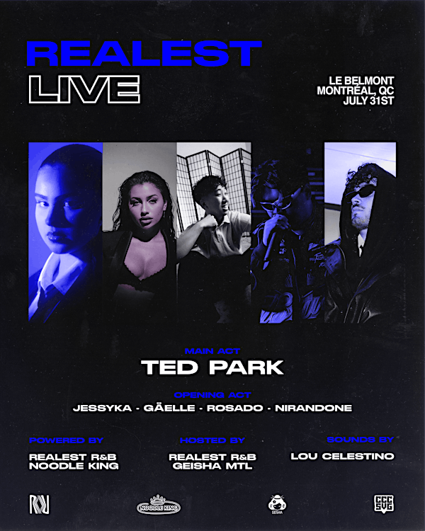 REALEST R&B presents “REALEST LIVE” | Le Belmont