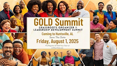Grassroots Organizer & Leadership Development (GOLD) Summit | Huntsville-Madison County Public Library