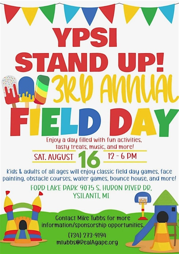 Ypsilanti's 3rd Annual Field Day 2025 | 9075 S Huron River Dr