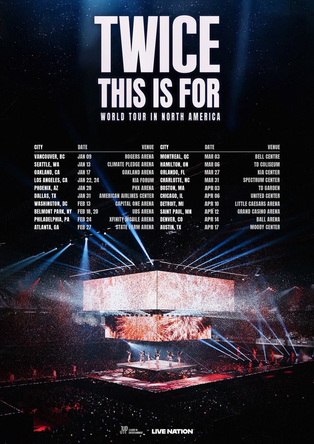 TWICE <THIS IS FOR> WORLD TOUR IN DALLAS | American Airlines Center