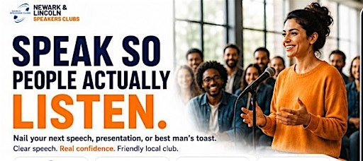 Newark & Lincoln Speakers Club Meeting @ 7:15pm - Salvation Army, Newark | NG24 3GA
