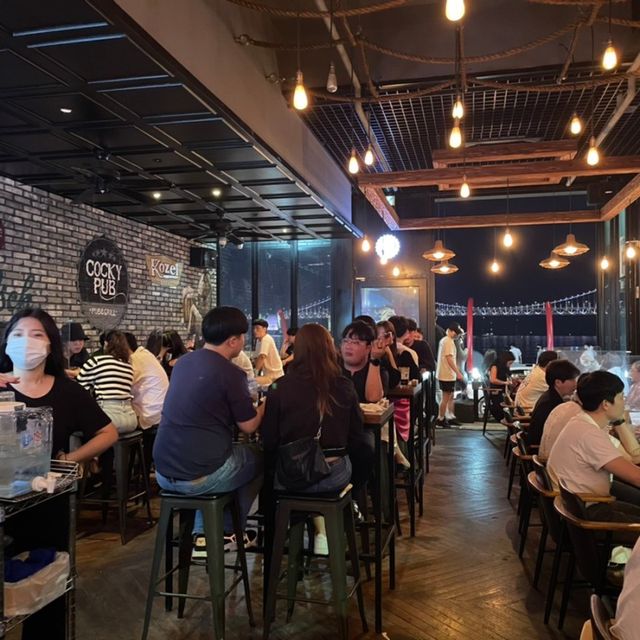 광안리 오션뷰를 보면서 즐기는 맥주