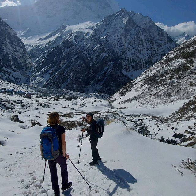 trekking to Annapurna base camp