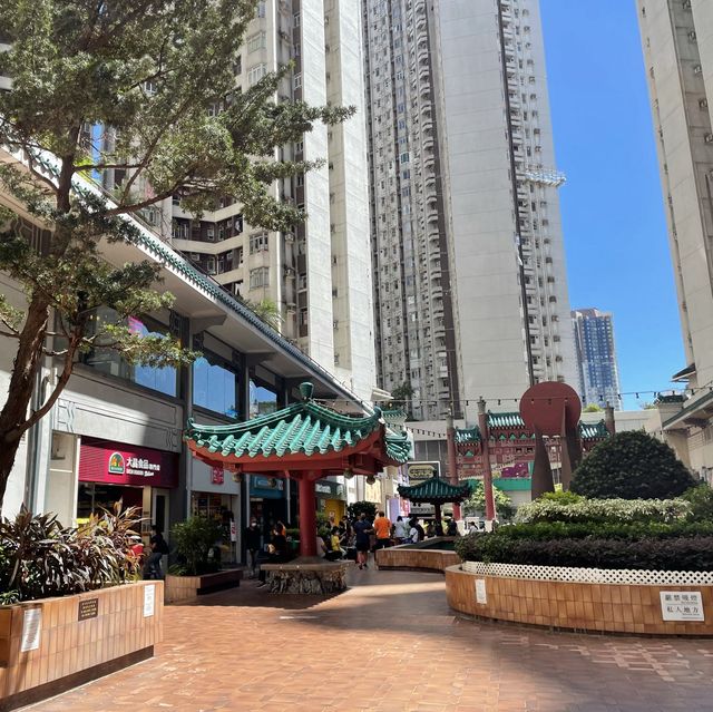 打卡香港仔廣場中式庭園