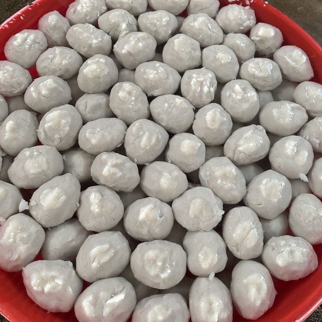 homemade fish ball