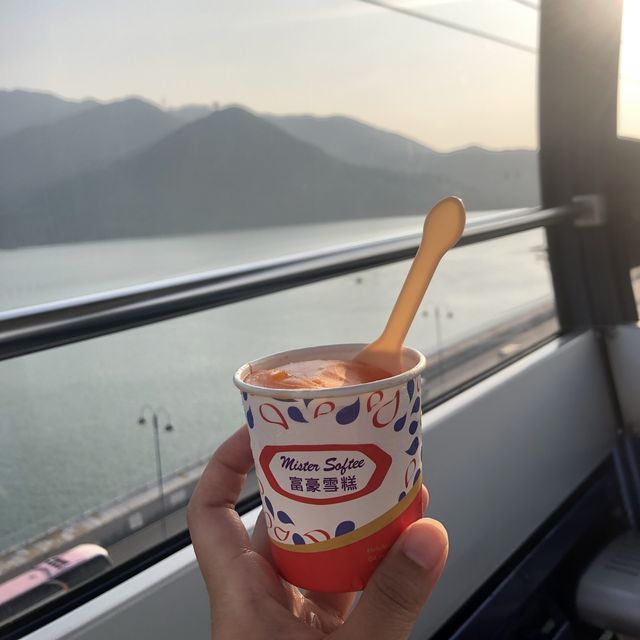 Stunning View on Ngong Ping360 Cable Car